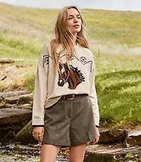 Petite Horse Sweater