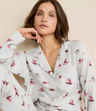 Ski Puppy Pajama Set