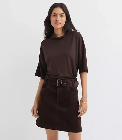 Mock Neck Modern Tee
