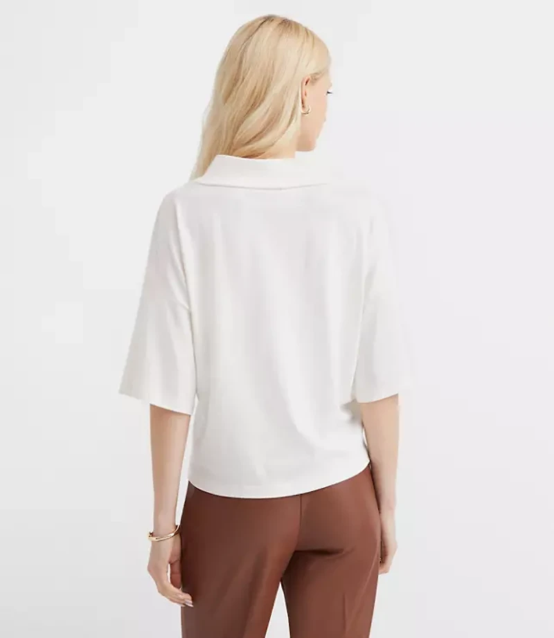 Mock Neck Modern Tee