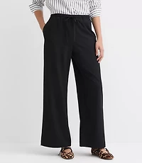 Petite Pull On Straight Pants