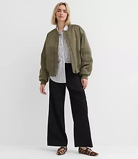 Petite Pull On Straight Pants