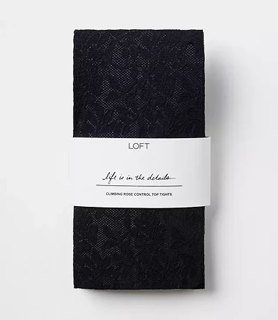 Floral Control Top Tights