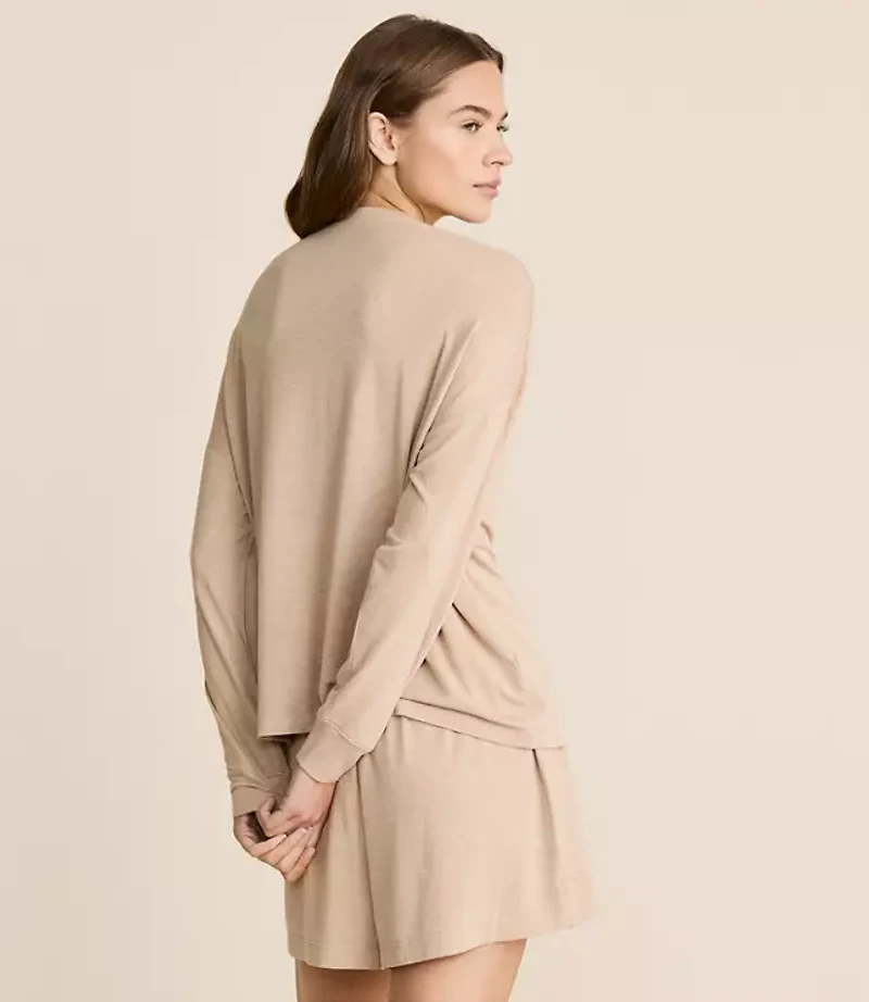 Lou & Grey Heathered Softened Pajama Set