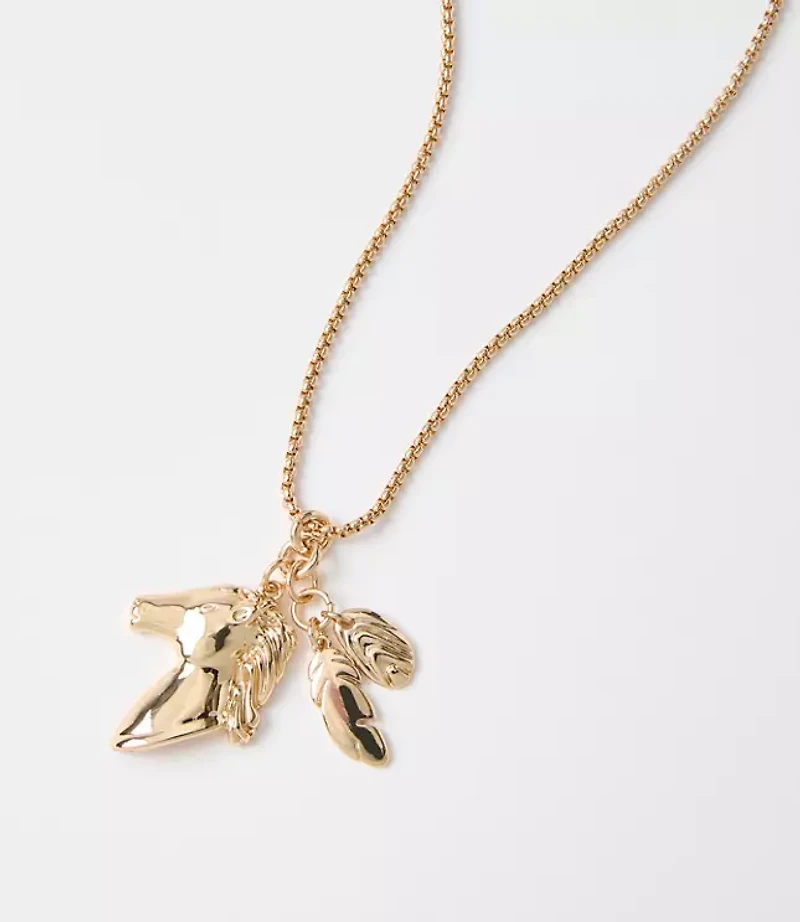 Horse Pendant Necklace