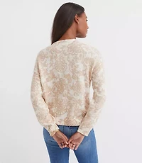 Floral Relaxed Sweater