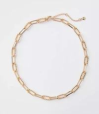 Marbleized Cluster Necklace