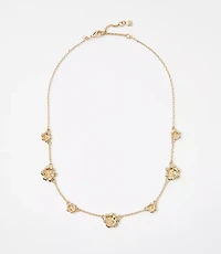 Metal Flower Necklace