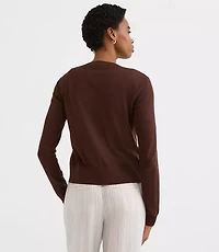 Modern Crew Neck Cardigan