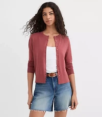 Modern Crew Neck Cardigan