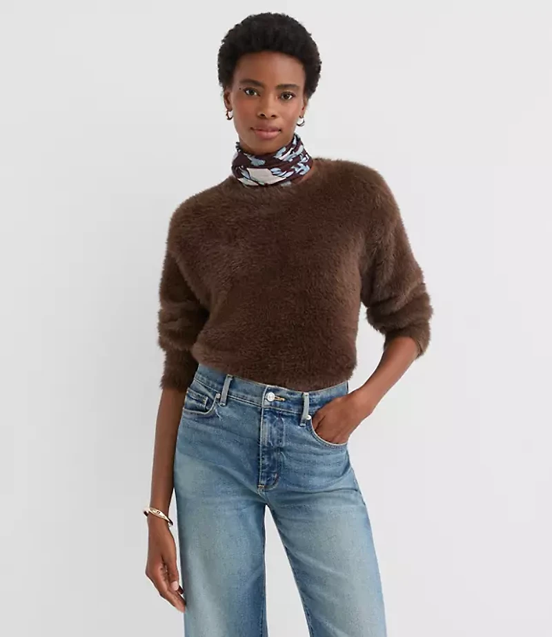 Fuzzy Tunic Sweater