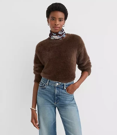 Fuzzy Tunic Sweater