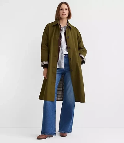 Petite Twill Barn Coat