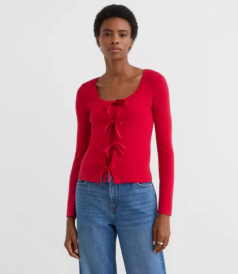 Bow Cardigan