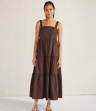 Haven Well Within Organic Cotton Poplin Midi Dress