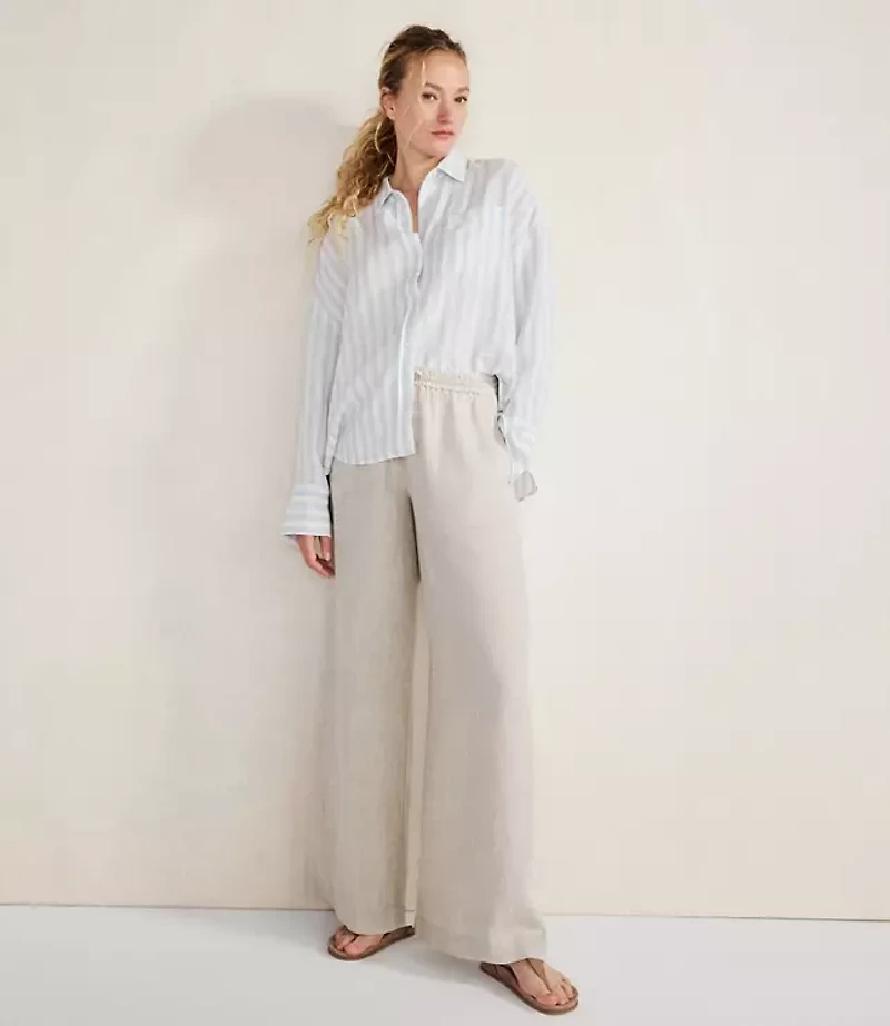 Haven Well Within Linen Wide Leg Pants