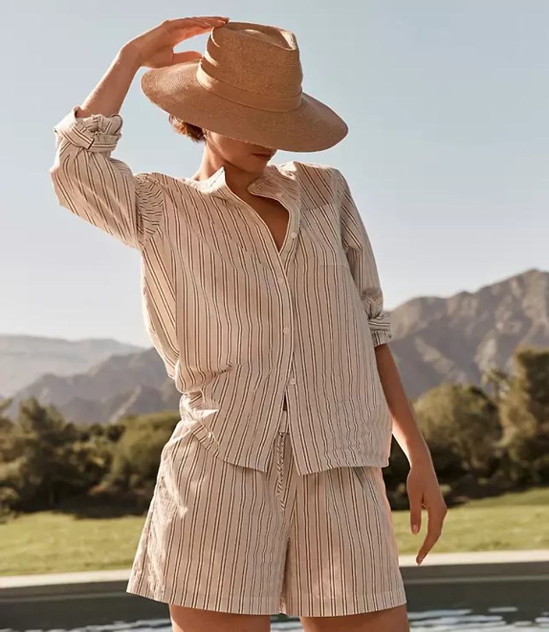 Haven Well Within Organic Cotton Poplin Shorts