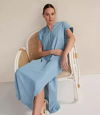 Haven Well Within Chambray Short Sleeve Dress