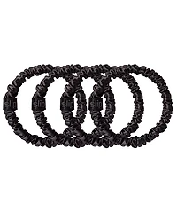 Slip Silk Black Skinny Scrunchies