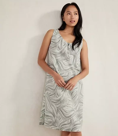 Haven Well Within Organic Cotton Linen Watercolor Sleep Dress