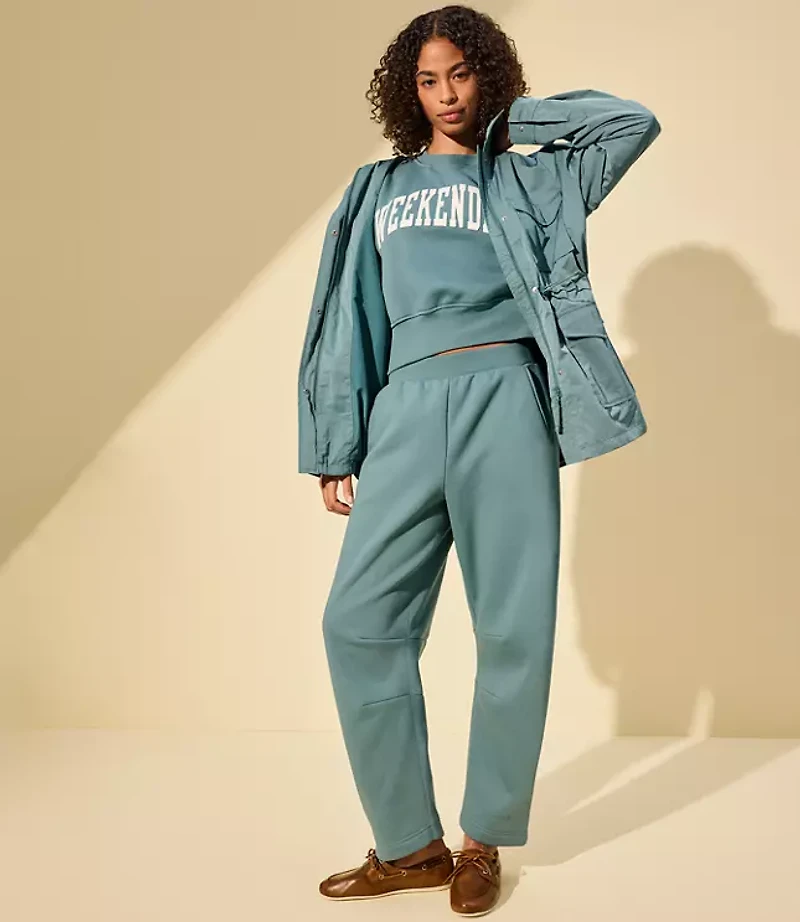 Lou & Grey Elite Fleece Barrel Pants