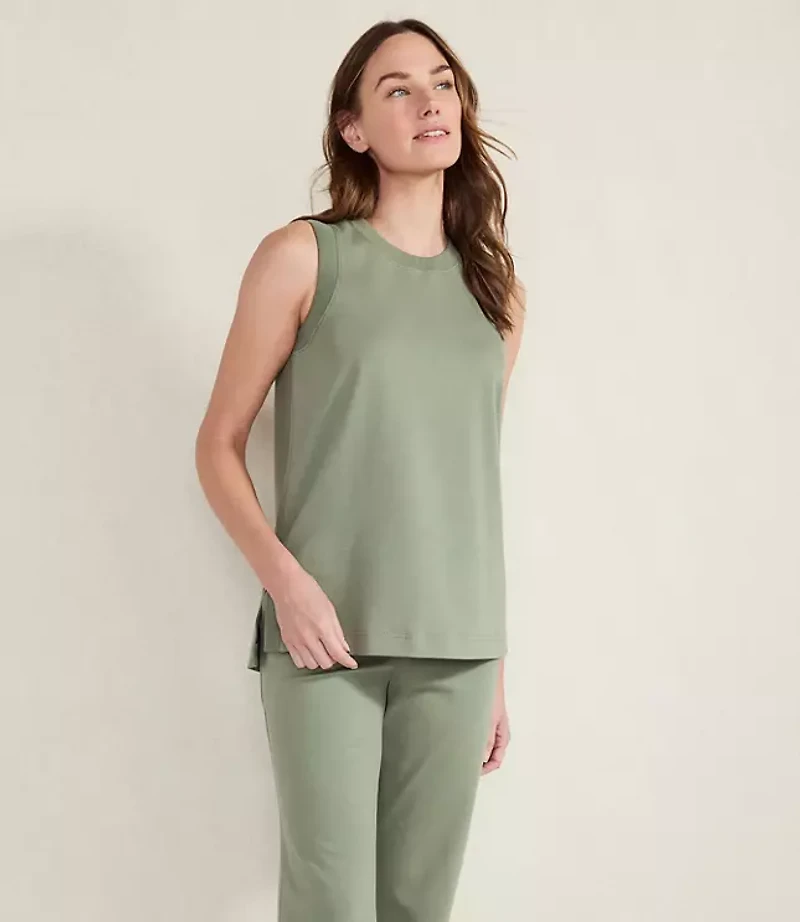 Haven Well Within Organic Cotton Interlock Sleeveless Tunic