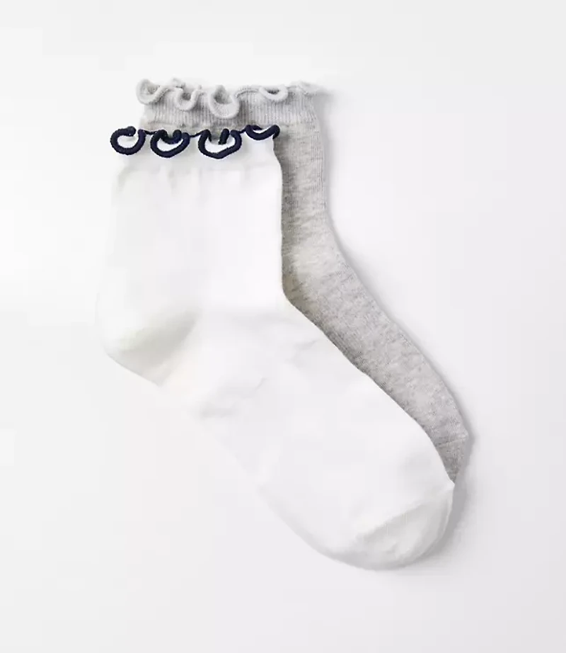 Ruffle Ankle Sock Set
