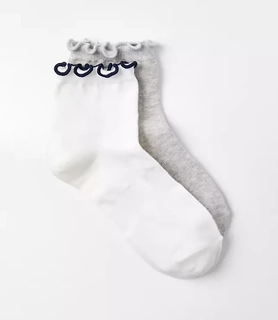 Ruffle Ankle Sock Set