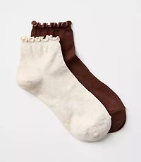 Ruffle Ankle Sock Set