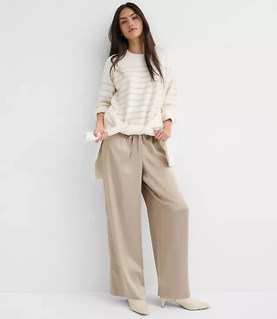 Petite Sawyer Pull On Pants Satin