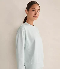 Haven Well Within Garment-Dyed Organic Cotton Terry Crewneck