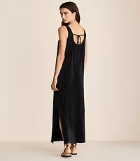 Petite Lou & Grey Plisse Tie Back Tank Maxi Dress