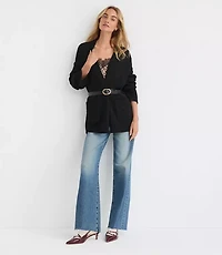 Petite Cozy Open Pocket Coatigan