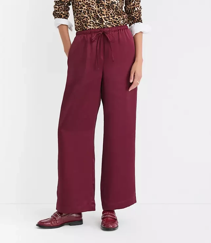 Sawyer Pull On Pants Satin