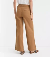 Palmer Wide Leg Pants Twill