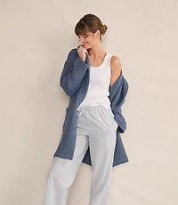 Haven Well Within Organic Cotton Waffle Hooded Robe