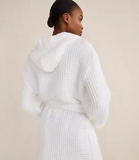 Haven Well Within Organic Cotton Waffle Hooded Robe