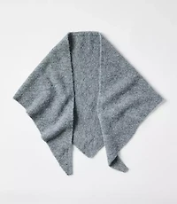 Brushed Knit Triangle Scarf