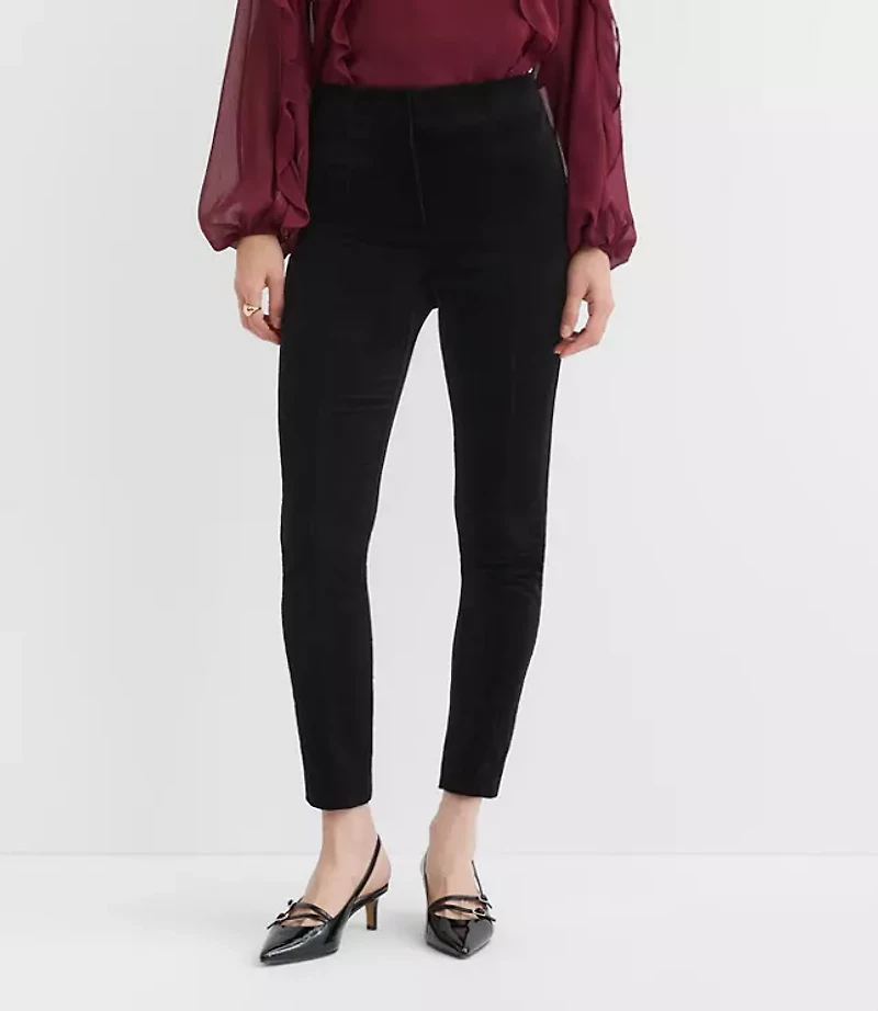 Petite Kendall Skinny Pants Stretch Velvet