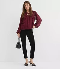 Petite Kendall Skinny Pants Stretch Velvet