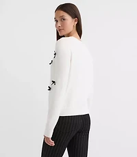 Petite Mini Bow Sweater
