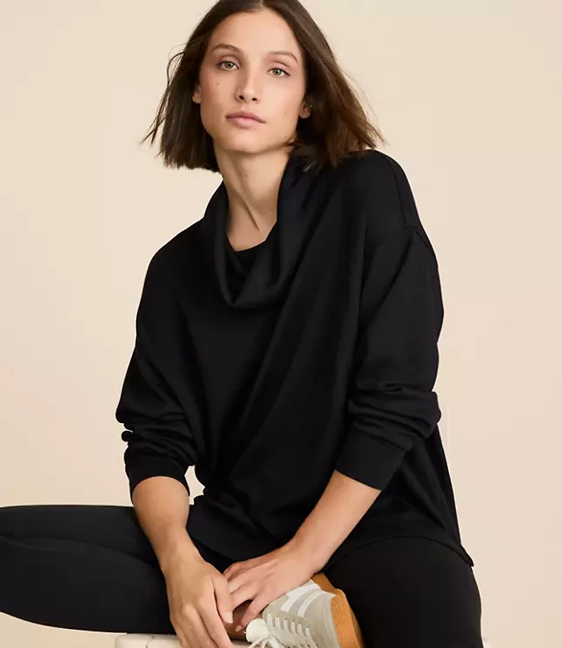 Petite Lou & Grey Scubasoft Cowl Neck Top