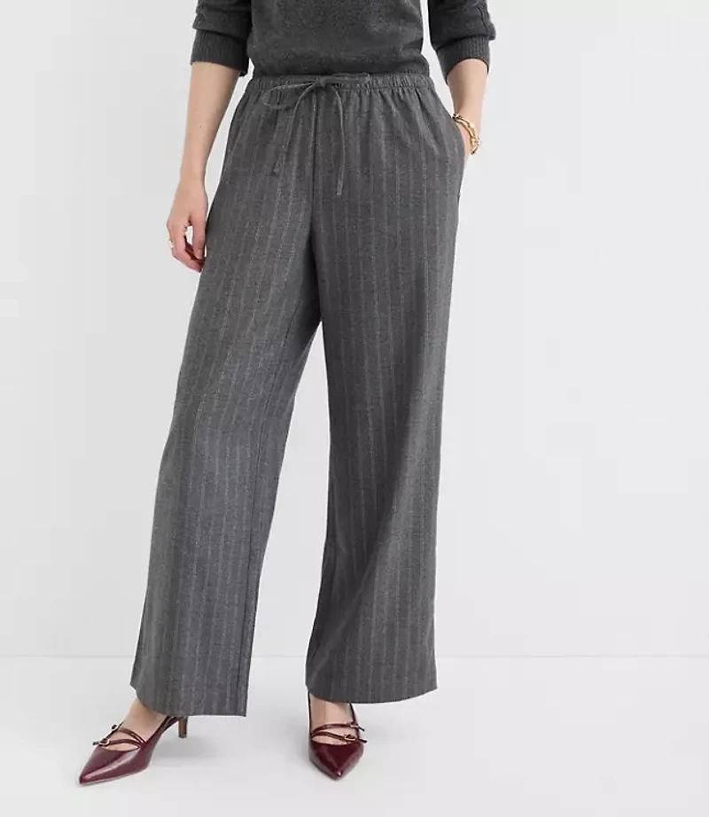Petite Sawyer Pull On Pants Shimmer Stripe