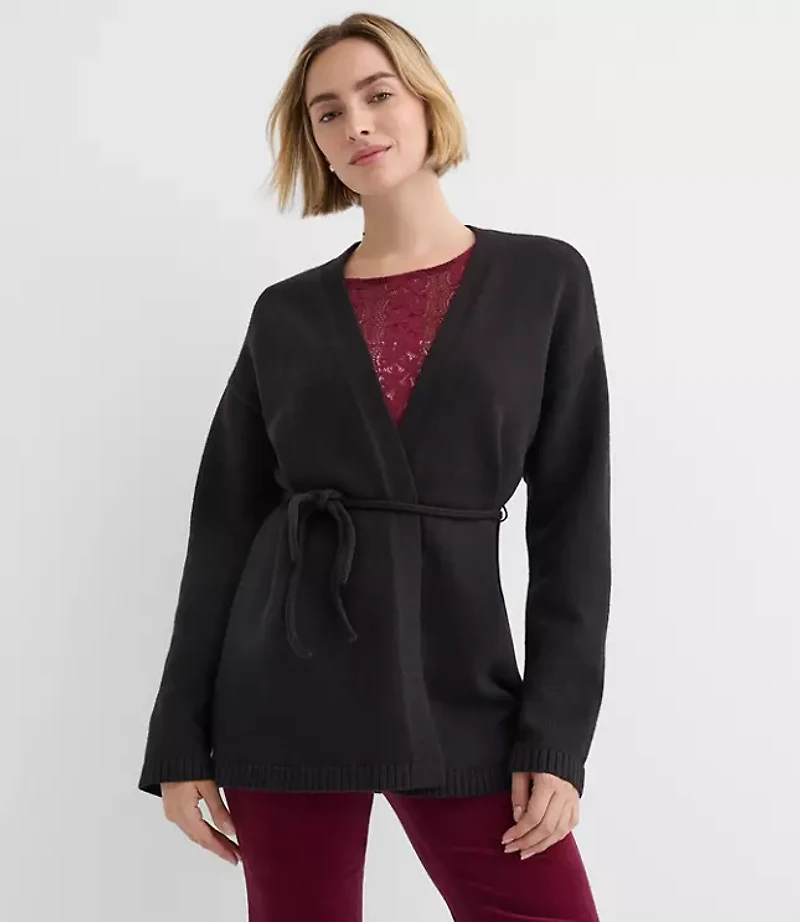Belted Cardigan
