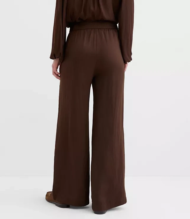 Pull On Wide Leg Pants