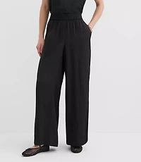 Pull On Wide Leg Pants