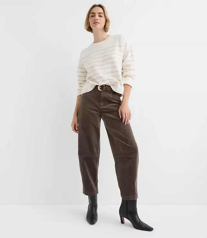 Shimmer Stripe Relaxed Everyday Sweater