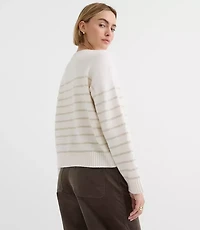 Shimmer Stripe Relaxed Everyday Sweater