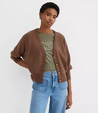 Dolman V-Neck Cardigan