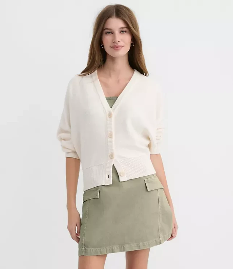 Dolman V-Neck Cardigan